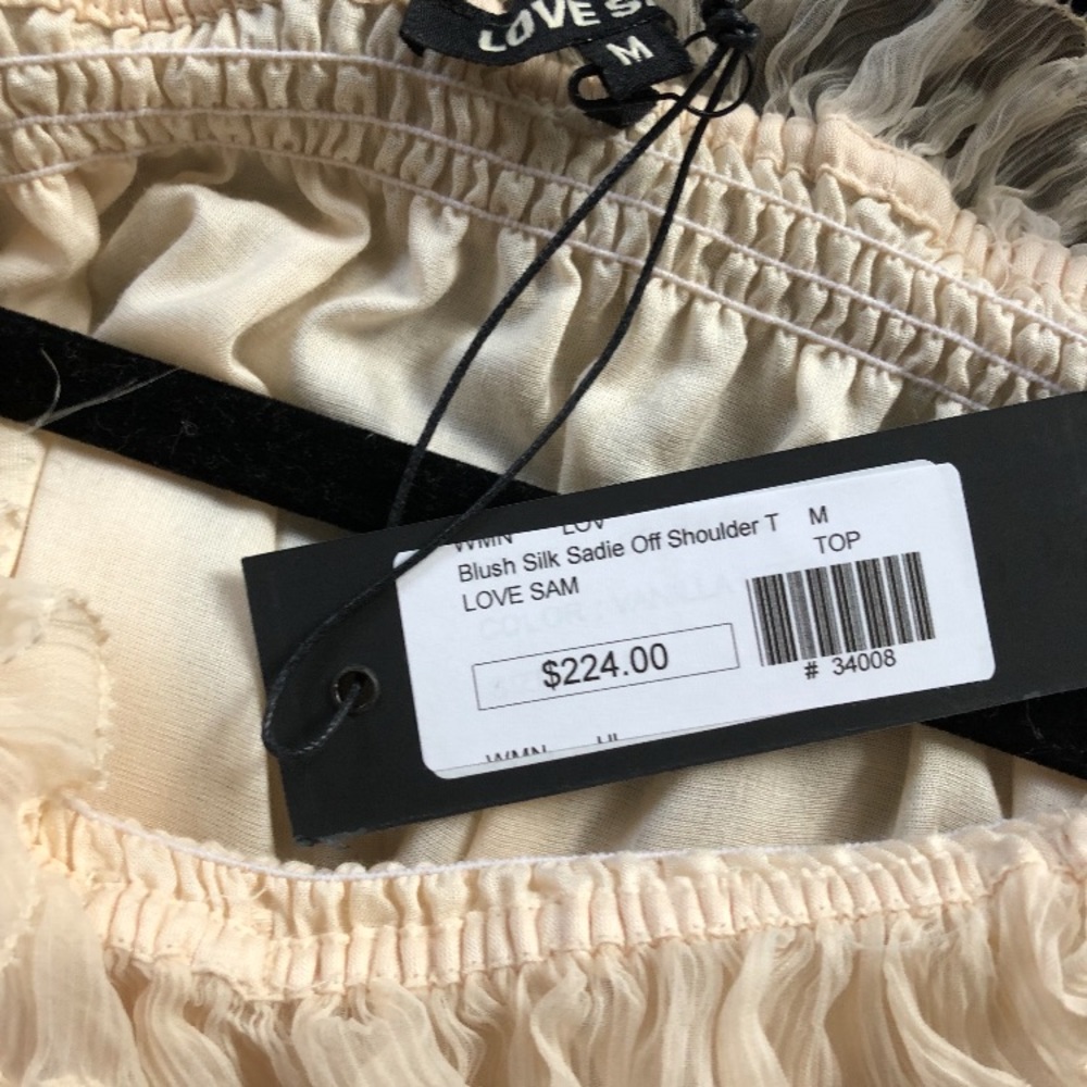 Love sam Blush Sadie silk off shoulder - Picture 3 of 7